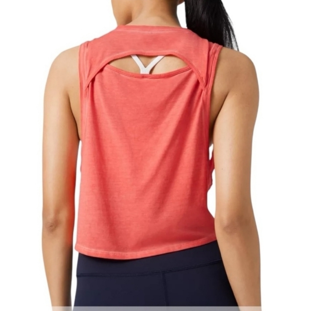 Lululemon Cut Back Crop Tank wash 6